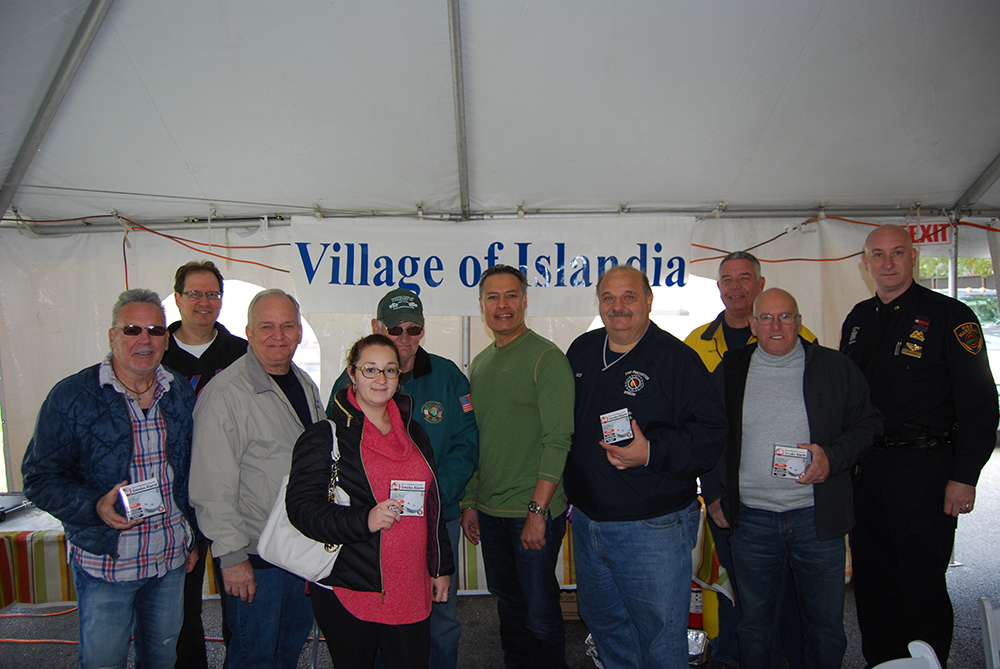 Village of Islandia Distributes Smoke Detectors to Residents in Conjunction with National Fire Prevention Month