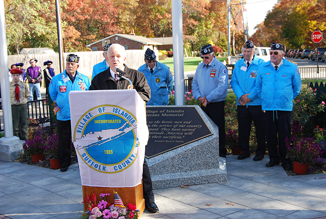 Village of Islandia Veterans Day Ceremony