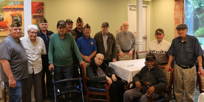 Mayor Allan M. Dorman Visits Local War Veterans at The Arbors Assisted Living at Islandia West for a “Vets’ Chat” Mayor Allan M. Dorman Visits Local War Veterans at The Arbors Assisted Living at Islandia West for a “Vets’ Chat”